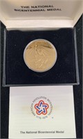 1776-1976  National Bicentennial Medal & Coa