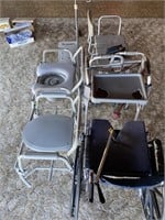 LOT OF MEDICAL EQUIPMENT: INVACARE WHEELCHAIR,