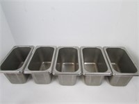 5pc Commercial Stainless Steel Inserts