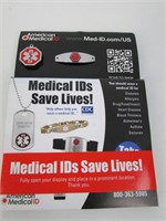 NEW Medical ID's Save Lifes ID Tags