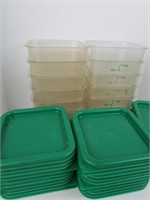 Misc Storage Container Lot,12 Containers,28 Lids