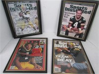 Framed Brett Farve Sports Illustrated Magazines