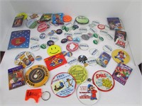 Vintage Misc Buttons,Pins