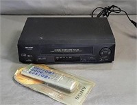 Sharp VCR w/NOS Sony Universal Remote
