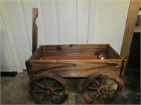Unique Wood Wagon,Home Decor