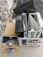 Lot of Office Supplies
11 Binders
9 Clipboards