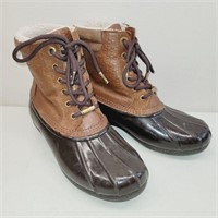 MICHAEL KORS Short Brown Rain Boots - Women's 7