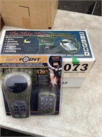 Rechargeable camo. Spotlight and game caller with