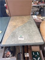 42” x 30” x 30” Restaurant Table with Metal Base