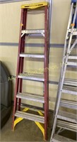 Used metal 6’ ladder. Werner.
