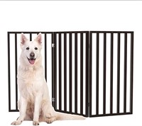Wooden Pet Gate- Tall Freestanding 3-Panel I