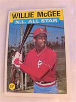 1986 Willie McGee Topps #707
