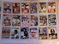 1980s, 90s Topps Football Cards
