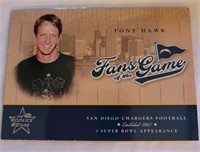 2004 Tony Hawk Fan of The Game Card