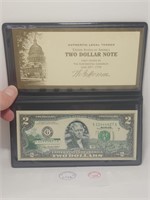 2003 A $2 HAWAII FEDERAL RESERVE NOTE