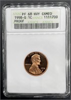 ANACS Graded 1998-S Lincoln Cent