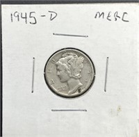 1945 Mercury Dime