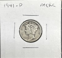 1941 Mercury Dime