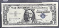 Series 1957 B Silver Certificate Dollar Note