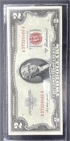 Series 1953 A Two Dollar Note Red Seal