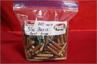Once Fired 5.56 Brass Approx 160  Pc's