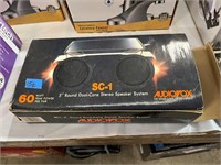 Audivox SC-1 5" Round Stereo Speaker System