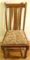 Upholstered Antique Chair