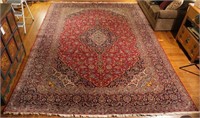 Large Hand Made Area Rug 9.11' x 13.9'