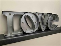 Love Sign Not Tested Requires AA 18" x 4"