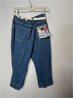 Vintage 90s Denim Capri Pants NWT