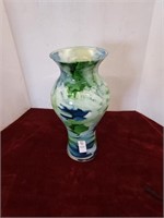 Glass vase  14in. Tall