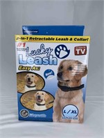 Lucky Leash 2 in 1 retractable collar