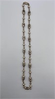 69g, 925 Mexico Sterling Beaded Necklace