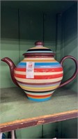 Sedona Stripe Teapot