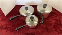 3 Pieces of Revere Ware