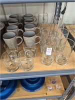 Mugs and glasses lot