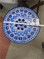 Metal mosaic table