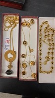 3 Anne Klein necklaces