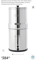 Gravity Water Filter (Open Box)