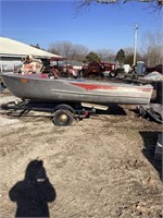 Cadilac Custom Boat w/ Tilting Trailer and Cover