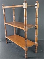 Vintage mahogany shelf 25" x 9" x 30"h