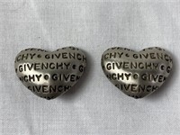 Givenchy designer clip-on earrings