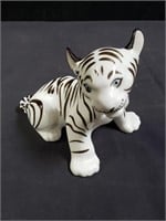 Ceramic tiger figurine made in Russia