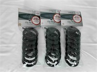 Clip Rings Curtain 3 pack