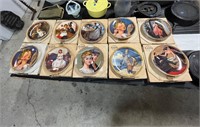(10) Norman Rockwell Wall Plates