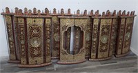 8 piece antique Burmese fence