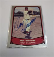 1988 Ray Sievers Autographed Card
