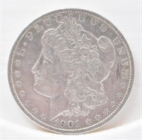 1901-O Morgan Silver Dollar - F