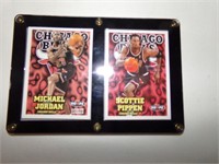 Michael Jordan #1 and Scotty Pippen #29 NBA Hoops,