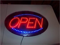 Neon Open Sign, Flashing